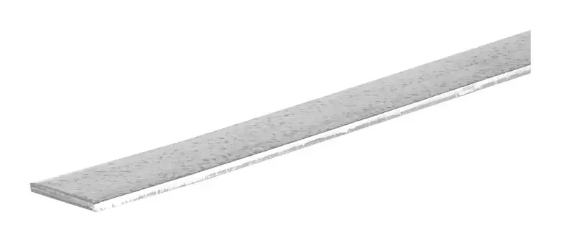 SteelWorks 0.07 . X 1.38 . W X 60 . L Steel Slotted Flat Bar
