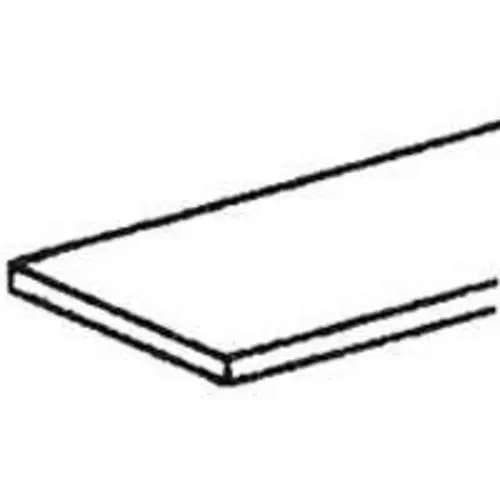 Stanley 346890 Anodized Aluminum Flat Bars 1/8x1x4 Foot Metal Stock