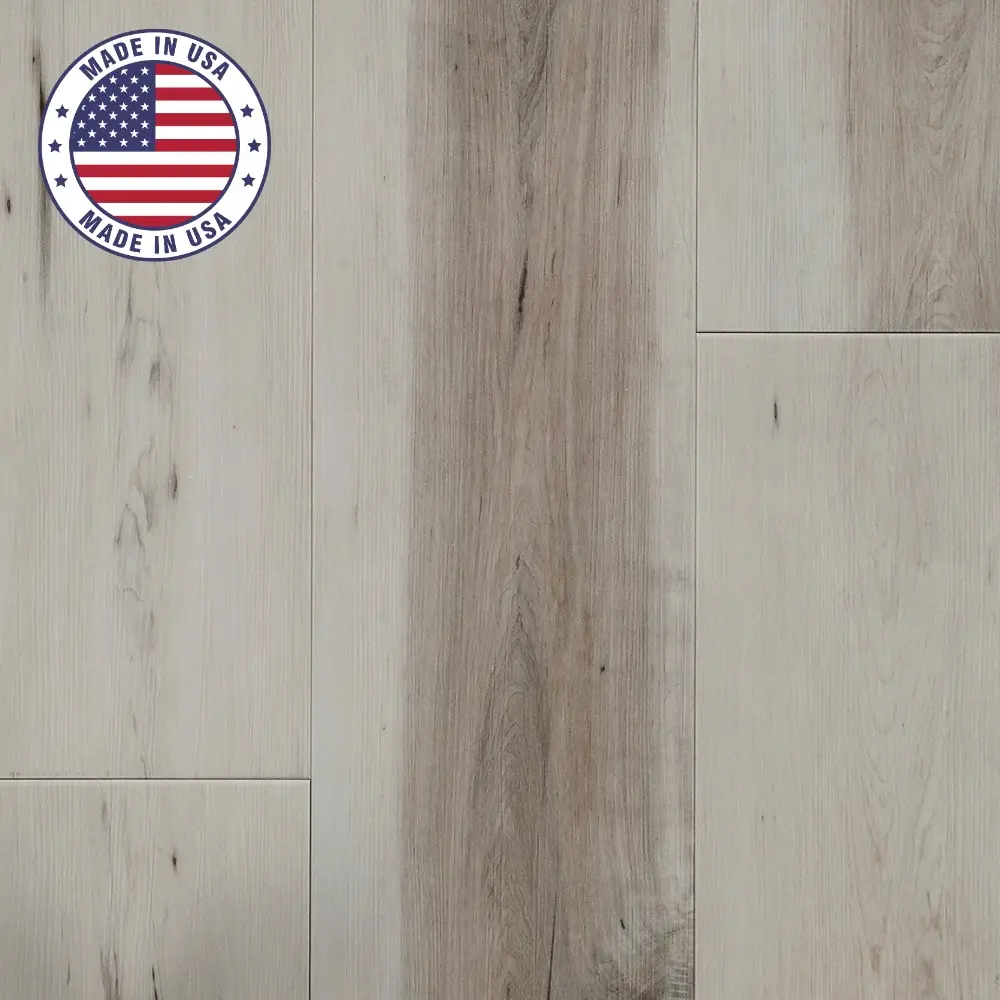 7mm Riverbend Maple HDPC® Waterproof Luxury Rigid Core Vinyl Plank Flooring 9.13 . Wide x 60 . Tall