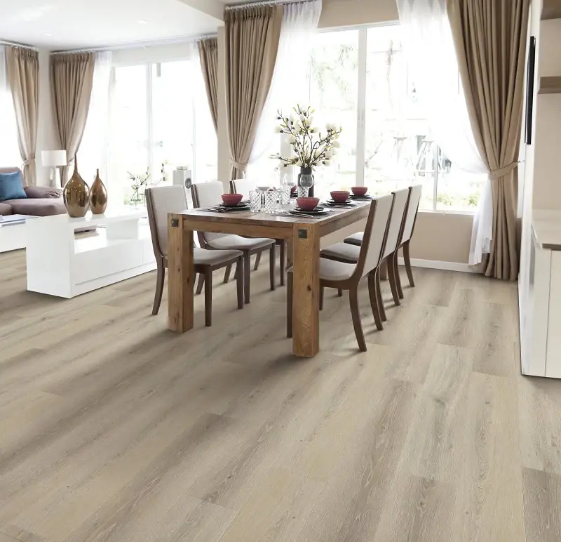 Healthier Choice Flooring HCL803C03 Laminate Flooring Plank, 4-Sided Bevel Profile, Wood, Lakeview, 48 L, 7.7 W