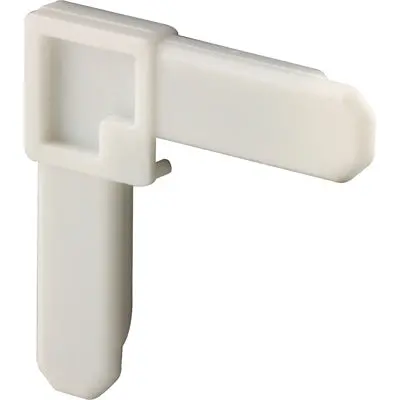 Slide-Co PL-14286 Plastic Square Cut Frame Corner 3/4x5/16 Inch White 100-Pack