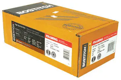 Bostitch 2-3/8 . 33 Degree Angled Strip Bright Stick Nails 5000 Pack