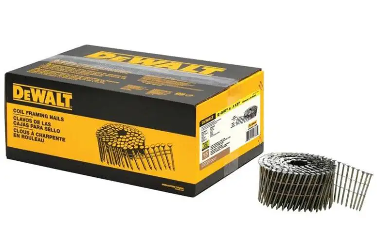15-Degree Coil Framing Nails - Shop Building Hardware Supplies DeWalt