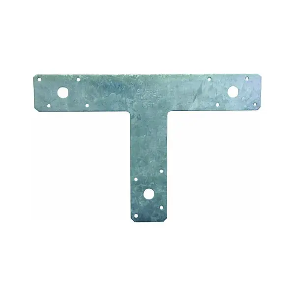 Simpson Strong-Tie 128T T-Shaped Strap Tie 14 Gauge 12x8 Inch Heavy Duty Framing Connector