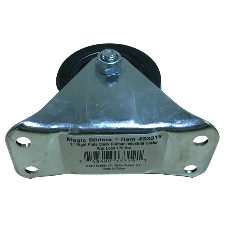 Magic Sliders 3 . D Swivel Rubber Rigid Caster 175 lb Pack 16