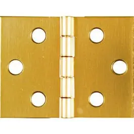 2-Pack 1.5-. Brass Desk Hinges Furniture Repair National Hardware