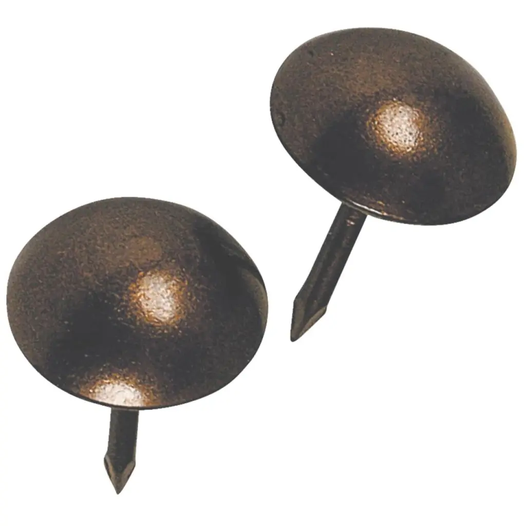 Hillman Large Round Bronze Furniture Nails 25 Count