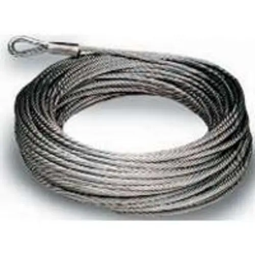 Baron 83105/50130 Pre-Cut Galvanized Cable 3/8 x 50' Heavy Duty Wire Rope