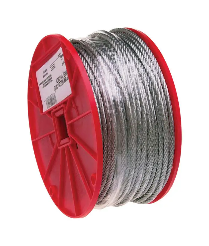 Campbell Galvanized Steel 1/8 . x 500 ft. Aircraft Cable Rigging and Construction
