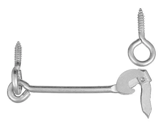 National Hardware N122-671 Safety Gate Hook 6 Inch Zinc Plated