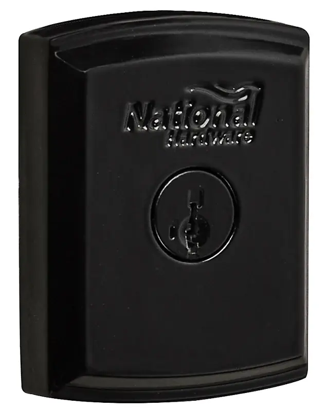 National Hardware N109-080 Gate Lock, Ebony