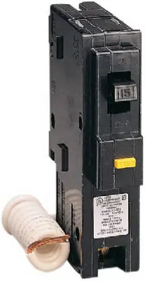Single Pole Ground Fault Interrupter Circuit Breaker 15 Amp Electrical Safety Square D