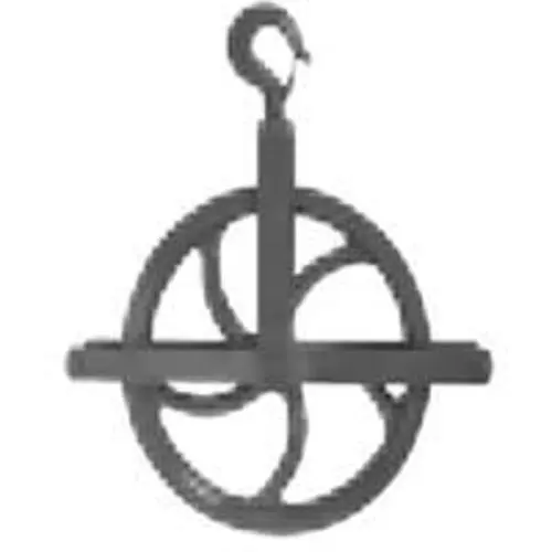 Koch 13403 3281293 Gin Wheel 12 Inch Pulley Block Rigging