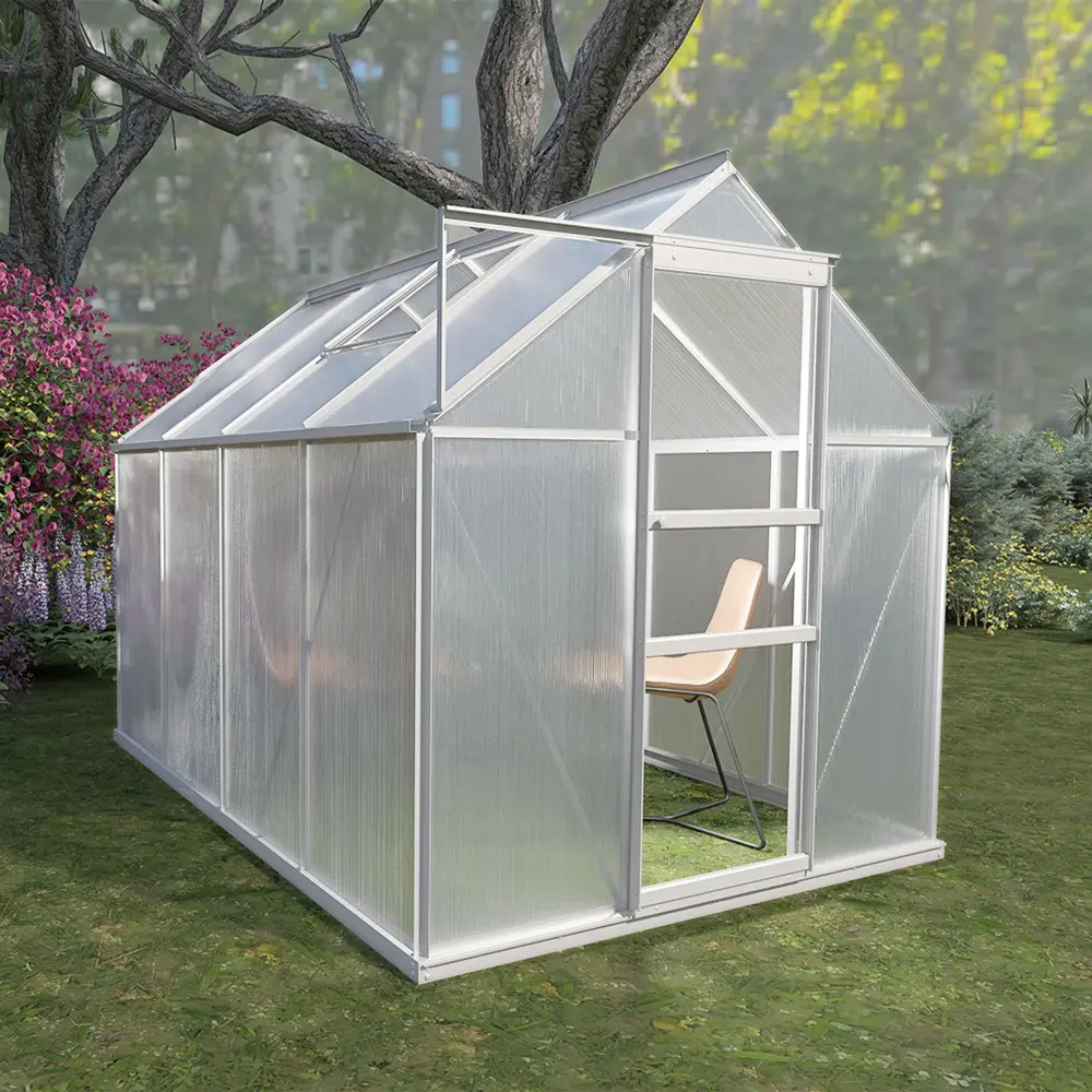 Ventilation Damper Walk- Polycarbonate house & Roof Vent, Sliding Doors, Aluminum Hobby Warm House Outdoor