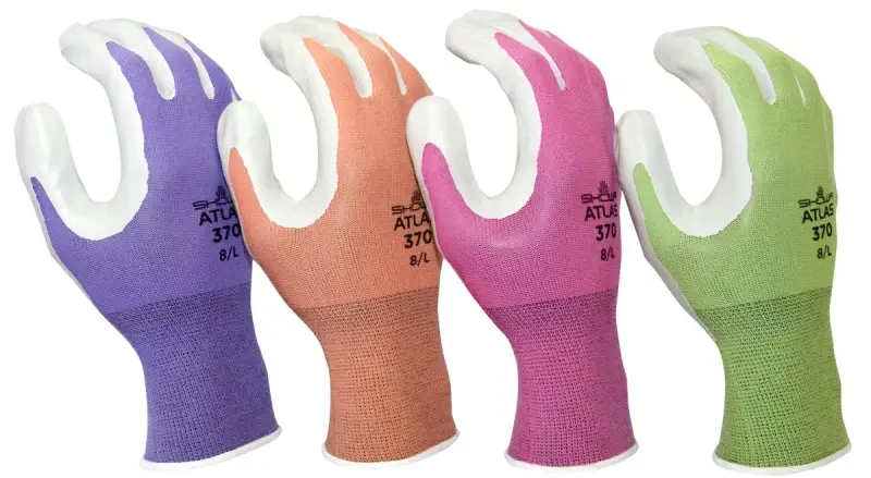 ATLAS 3704CL-08.RT Body-contoured Protective Gloves, L, Knit Wrist Cuff