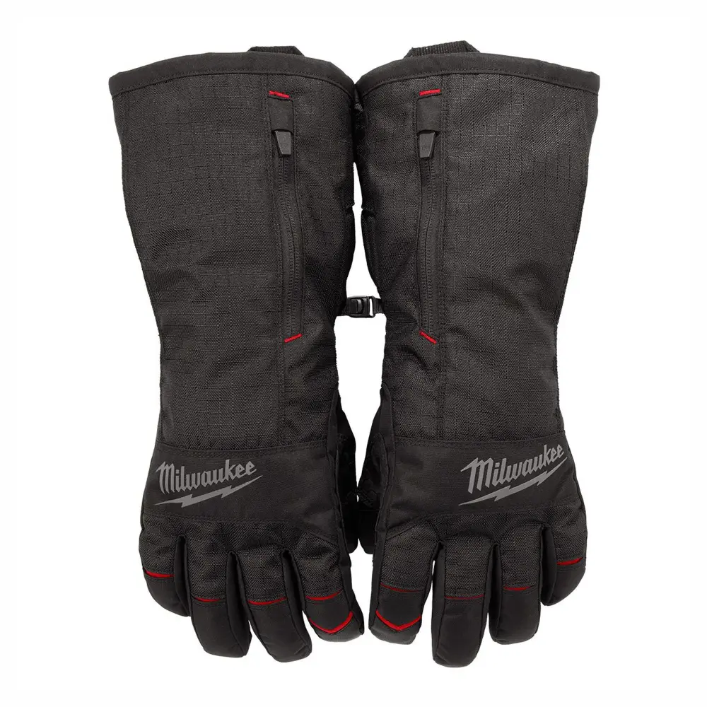 USB Rechargeable Heated Winter Gloves, Medium (Black)