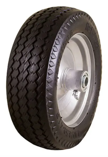 Marathon Flat Free Hand Truck Tire on Wheel 10.5 Inch Heavy Duty