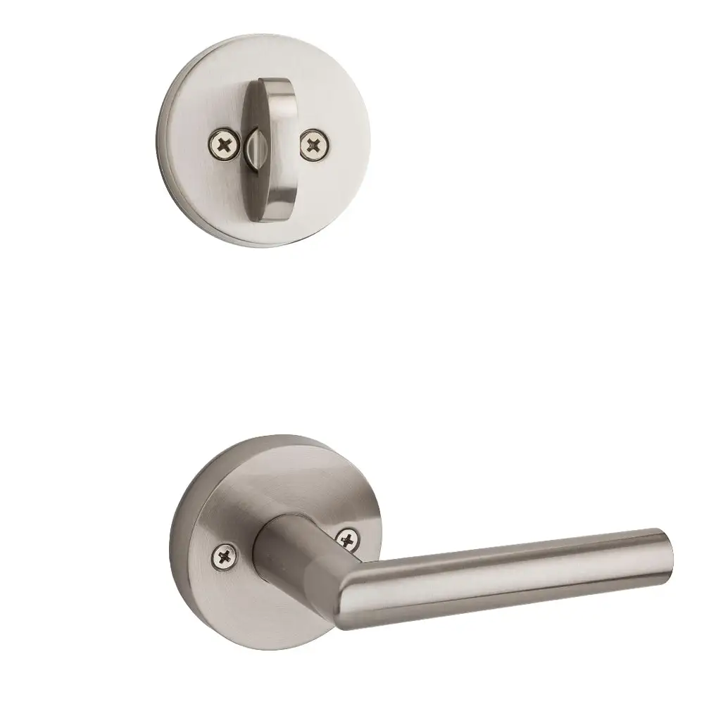 Milan Round Interior Single Cylinder Handleset - Home Hardware Repair Tools Kwikset