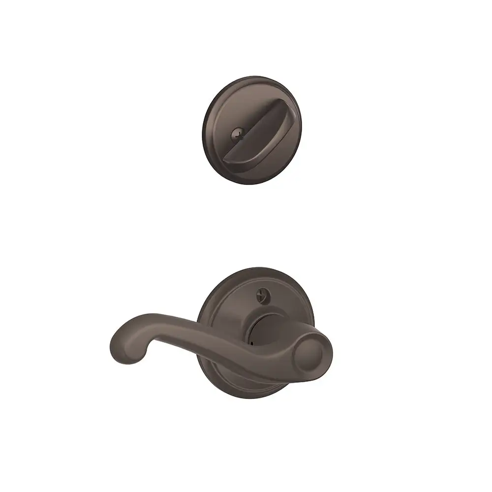 Flair Lever Right Handed Inside Trim Single Cylinder Handleset - Builders Hardware Equipment Schlage