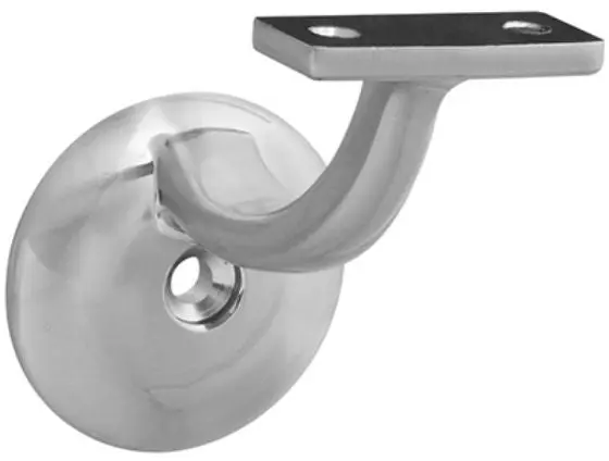 National Hardware Handrail Bracket Satin Nickel V140 Stair Railing Support