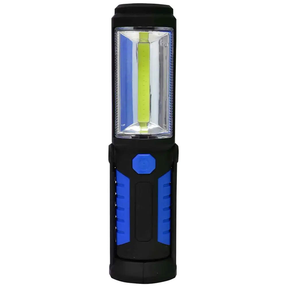 2--1 COB LED Worklight and Flashlight, Hook and Magnetic Arm Camping Hiking
