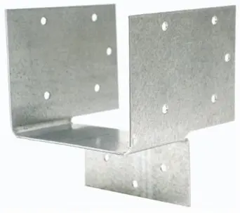 Simpson Strong-Tie HH4 Galvanized Header Hanger 16 Gauge 3-1/2 x 2-13/16 Inches Framing