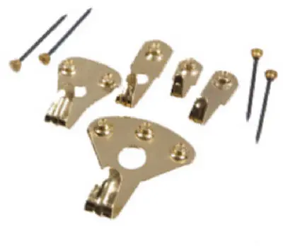 Hillman 41995 Classic Picture Hanger Kit 4 Oz Brass-Plated Framed Art Hillman Fasteners