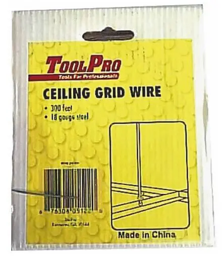 Toolpro 05122 Ceiling Grid Hanging Wire 300 Feet Suspended Ceilings
