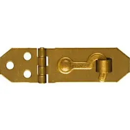 0.75 x 2.75-Inch Antique Brass Hasp Vintage Furniture National Hardware