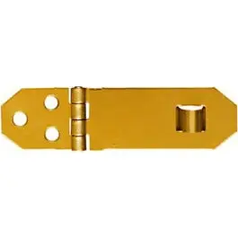 0.75 x 2.75-Inch Brass Hasp Doors and Chests National Hardware