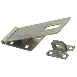 6 Inch Zinc Safety Hasp Maximum Security Heavy Duty Lock National Hardware