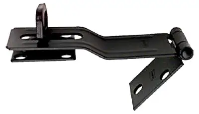 Safety Hasp Swivel Black 4.5- Pack 5 National Hardware
