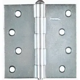 4 x 4-Inch Zinc Broad Hinge Heavy-Duty Doors and Gates National Hardware