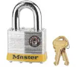 Master Lock 17DPF High Security 5 Pin Laminated Padlock 2 Inch Heavy Duty Outdoor Lock