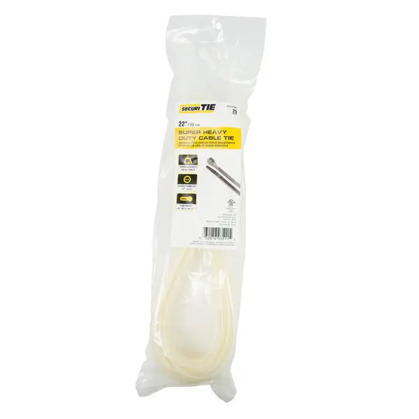 Gardner Bender CT22-25025 Super Heavy Duty Cable Ties 22 Inch Natural 25-Pack