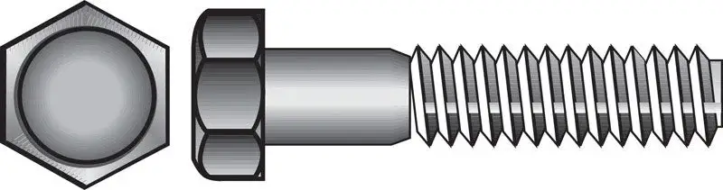 Hillman 3/8-Inch x 10-Inch Zinc Plated Steel Hex Bolt 50-Pack