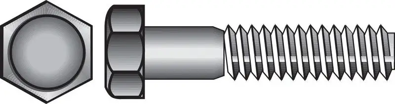 Hillman 3/8 . D X 8 . L Hot Dipped Galvanized Steel Hex Bolt 50 Pack