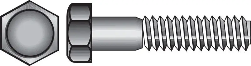 Hillman 3/8 . D X 5 . L Hot Dipped Galvanized Steel Hex Bolt 50 Pack