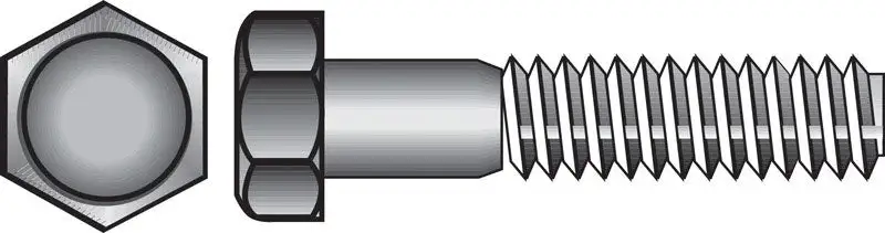 Hillman 3/8 Inch x 5-1/2 Inch Zinc Plated Steel Hex Bolt 50 Pack