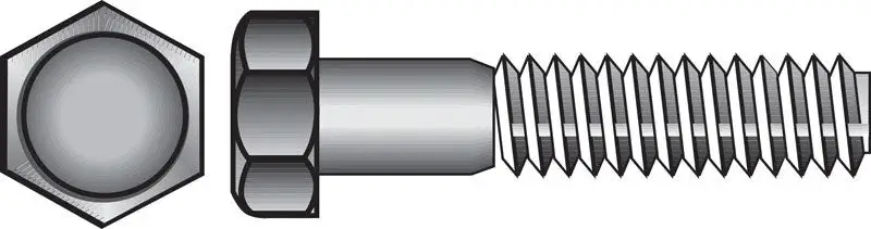 Hillman 5/8 Inch x 7 Inch Zinc Plated Steel Hex Bolt 25 Pack