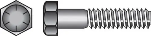 Zinc Plated Hex Head Bolt Grade 2 1/4-20 x 3-1/2 - Builders Hardware Item on Sale Hillman Fasteners