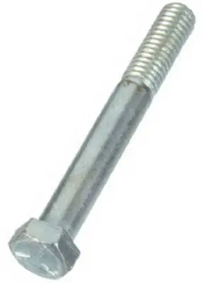 Hillman 200134 Hex Cap Screw 3/8-16 X 2'' 100 Pack Zinc Plated Bolts