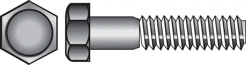 Hillman 5/16-18 x 2 Inch Stainless Steel Hex Head Cap Screws 100 Pack