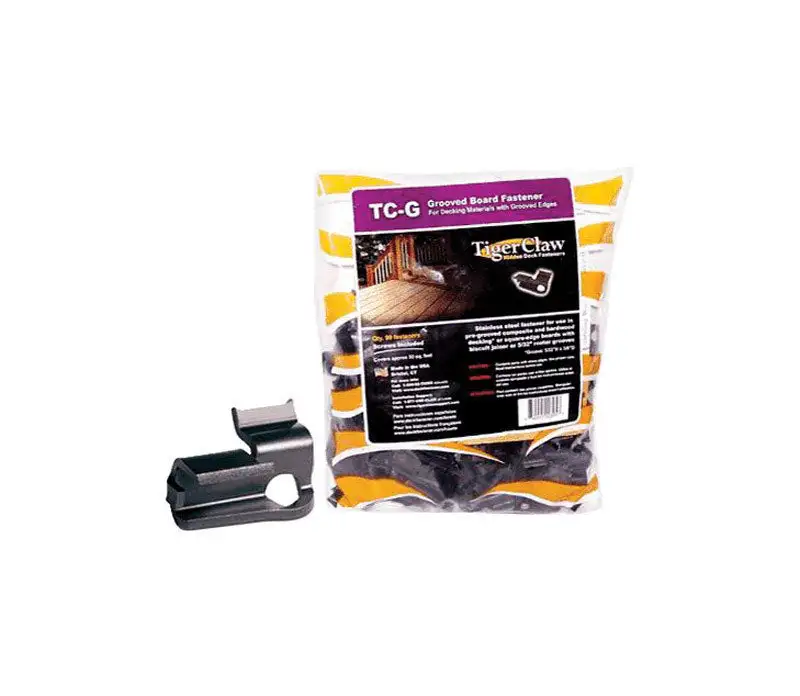 TigerClaw Hidden Deck Fastener 90 pk Concealed Decking Fasteners