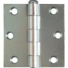 2-Pack 2.5 x 2.5-Inch Zinc Broad Light-Duty Hinges Cabinets National Hardware