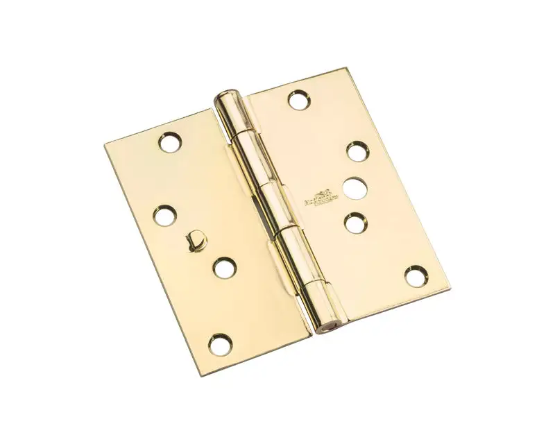National Hardware 4 . L Bright Brass Door Hinge Pack 5