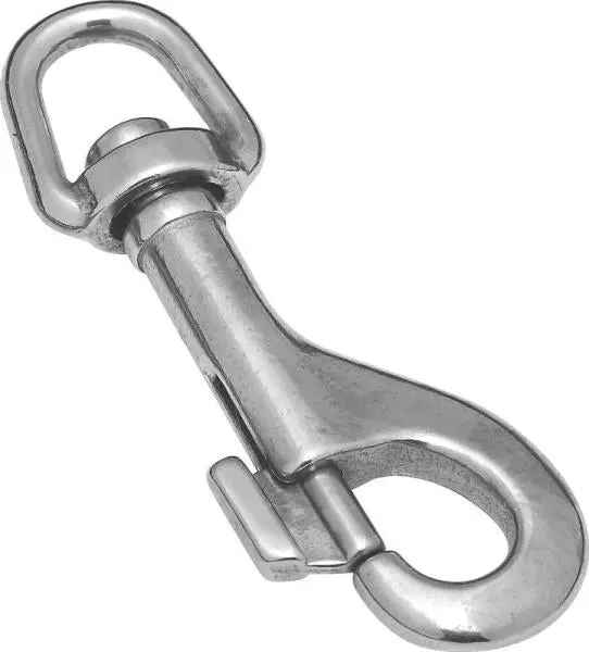 Baron 225S-1/2 1/2x3-3/8 Inch Round Swivel Eye Bolt Snap Hook