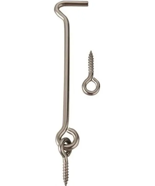 Prosource LR-440S-PS 4 Inch Steel Hooks and Eyes