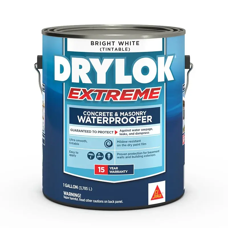 UGL DRYLOK EXTREME Series 28613 Masonry Waterproofer, Chalk, Liquid, 1 gal Pail