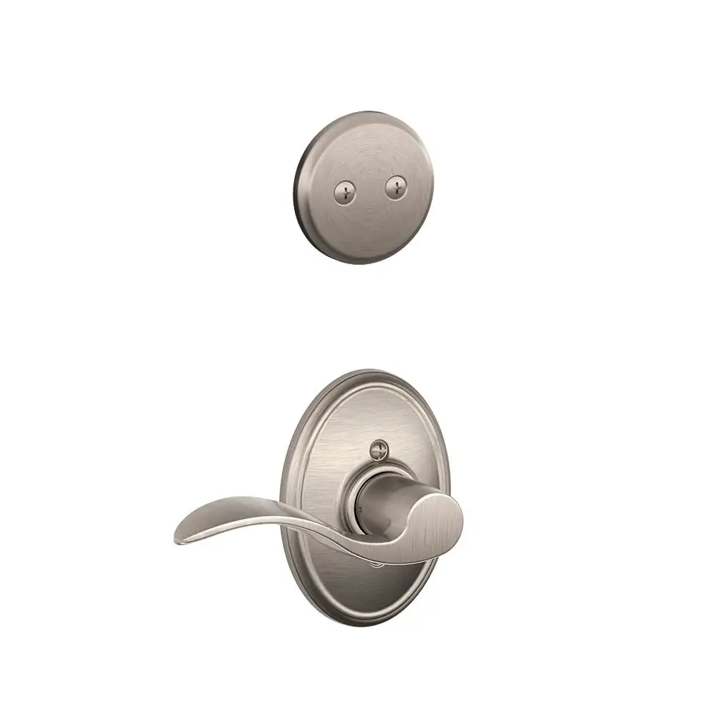 Accent Lever X Addison Rose Right Hand Inside Trim Dummy Handleset - Low Price Schlage
